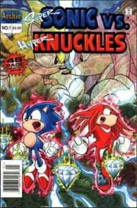 Super Sonic vs. Hyper Knuckles #1 Box Art