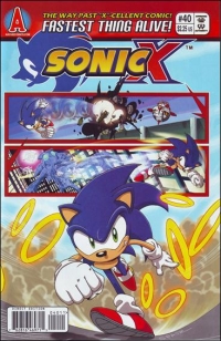 Sonic X #40 Box Art