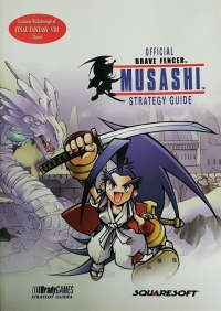 Official Brave Fencer Musashi Strategy Guide Box Art