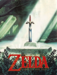 Legend of Zelda, The: A Link to the Past Nintendo Power Poster Box Art
