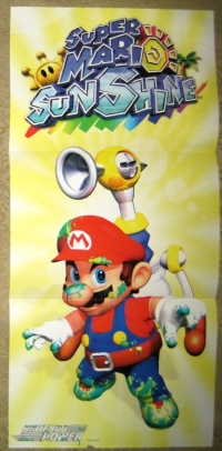 Super Mario Sunshine Nintendo Power Poster Box Art