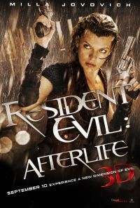 Resident Evil Afterlife 3D Poster Box Art