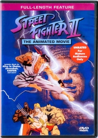 Street Fighter II: The Animated Movie (DVD / Sony) Box Art