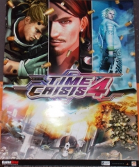 Time Crisis 4 GameStop poster Box Art