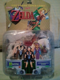 Legend of Zelda, The: Ocarina of Time figures - Impa and Child Zelda Box Art