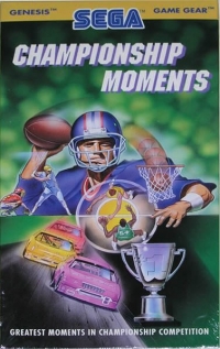 Sega Championship Moments (VHS) Box Art