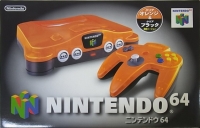 Nintendo 64 (Clear Orange & Clear Black) Box Art