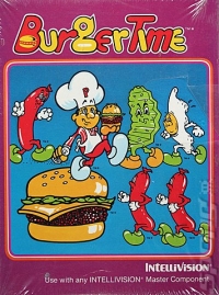 BurgerTime (white label) Box Art
