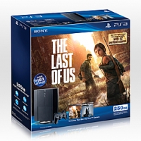 Sony PlayStation 3 CECH-4001B - The Last of Us / Batman: Arkham Origin Box Art