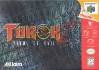 Turok 2: Seeds of Evil (gray cartridge) Box Art