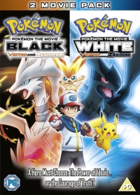 Pokémon the Movie: Black: Victini and Reshiram / Pokémon the Movie: White: Victini and Zekrom (DVD) Box Art