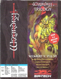 Wizardry Trilogy 2: Wizardry V, VI, and VII (assembled in the USA) Box Art