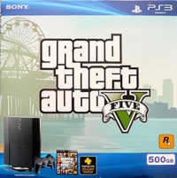 Sony PlayStation 3 CECH-4001C - Grand Theft Auto V Box Art