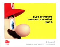 2013 Club Nintendo Gold Member Reward - 2014 Calendar Box Art
