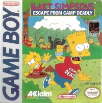 Bart Simpson's Escape from Camp Deadly Box Art