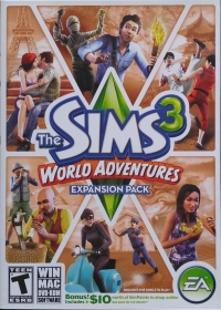 Sims 3, The: World Adventures Box Art