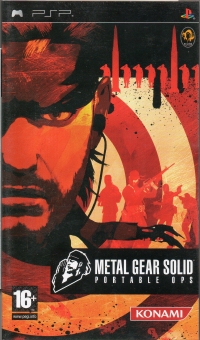 Metal Gear Solid: Portable Ops [NL] Box Art