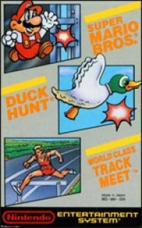 Super Mario Bros. / Duck Hunt / World Class Track Meet (Nintendo Seal of Quality) Box Art