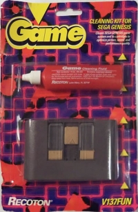 Recoton Game Cleaning Kit for Sega Genesis Box Art