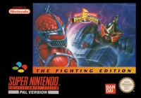 Mighty Morphin Power Rangers: The Fighting Edition Box Art