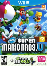 New Super Mario Bros. U + New Super Luigi U (Not for Resale / Enf nts) Box Art