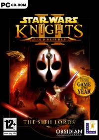 Star Wars: Knights of the Old Republic II: The Sith Lords (Game of the Year) Box Art