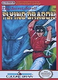 Flying Dragon: The Secret Scroll (red cover) Box Art