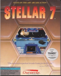 Stellar 7 (Tandy) Box Art