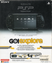 Sony PlayStation Portable PSP-2004 PB - Go Explore Pack [EU] Box Art
