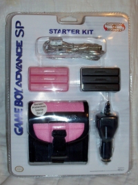 Game Boy Advance SP Starter Kit - Pink Box Art