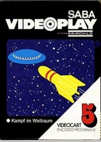 Videocart 5: Kampf im Weltraum Box Art