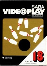 Bowling - Videocart 18 Box Art