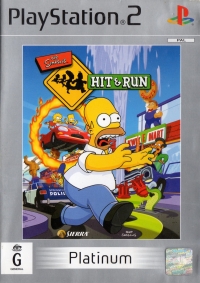 Simpsons, The: Hit & Run - Platinum Box Art