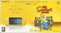 Sony PlayStation Portable PSP-2004ZY - The Simpsons Game Pack Limited Edition Box Art