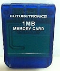 Futuretronics 1MB Memory Card (blue) Box Art