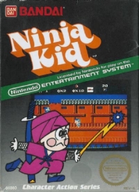 Ninja Kid (3 screw cartridge) Box Art