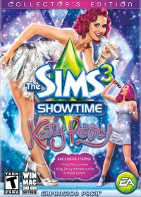 Sims 3, The: Showtime - Katy Perry Collector's Edition Box Art