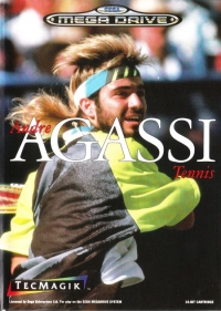 Andre Agassi Tennis Box Art