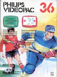 Electronic Soccer / Electronic Ice Hockey Box Art