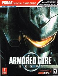 Armored Core: Nexus Prima Official Game Guide Box Art
