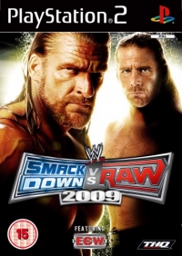 WWE Smackdown vs Raw 2009 Box Art