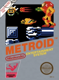 Metroid (3 screw cartridge) Box Art