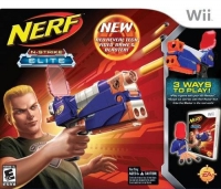 Nerf N-Strike Elite (New Red Reveal Tech Video Game & Blaster) Box Art
