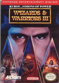 Wizards & Warriors III: Kuros: Visions of Power Box Art