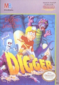 Digger T. Rock: The Legend of The Lost City Box Art