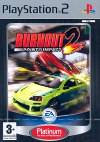 Burnout 2: Point of Impact - Platinum (Electronic Arts) Box Art