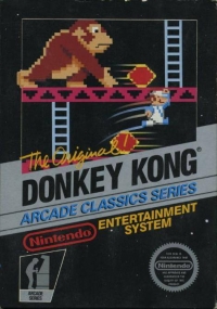 Donkey Kong - Arcade Classics Series (5 screw cartridge) Box Art