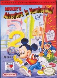 Mickey's Adventure in Numberland Box Art