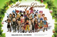 Square Enix Members Japan 2011 Holiday Postcard - Group (White) Box Art