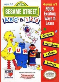 Sesame Street: ABC & 123 Box Art